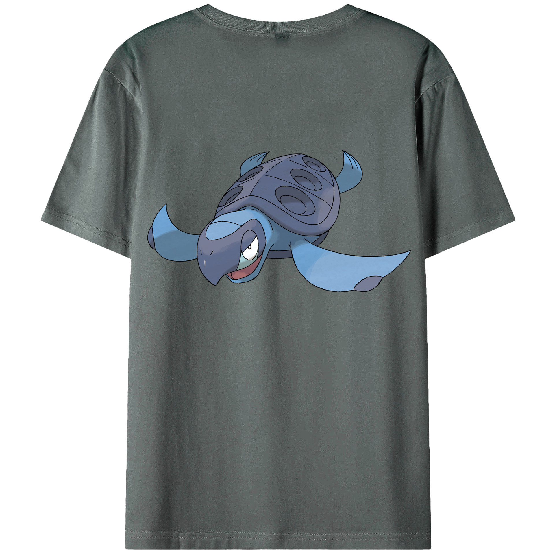 （画像用） ポケットモンスター Pokémon 綿100％ メンズ半袖Tシャツ（バックプリント） 通気性